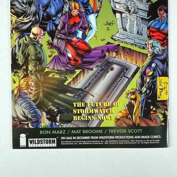 Wetworks #4 Image Comics Malibu Comics November 1994 signed by WHILCE PORTACIO - Picture 12 of 12